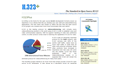 Desktop Screenshot of h323plus.org